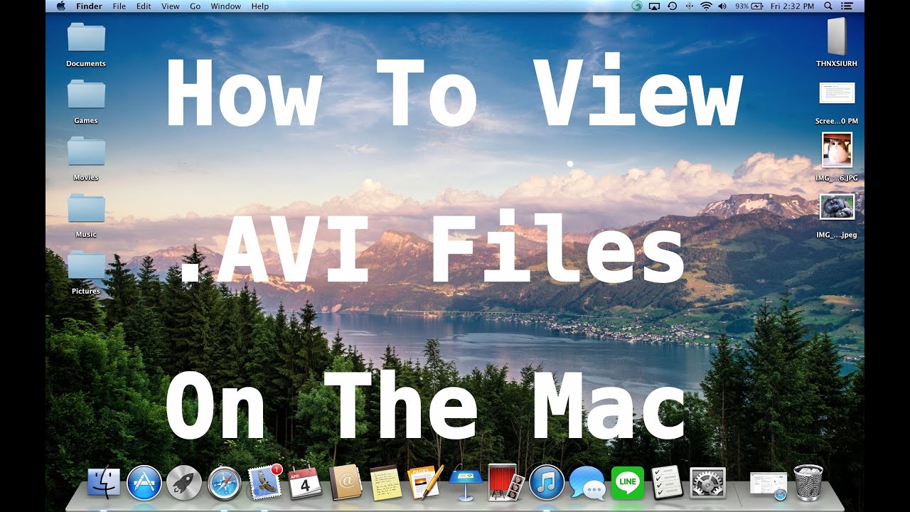 what is avi format for mac